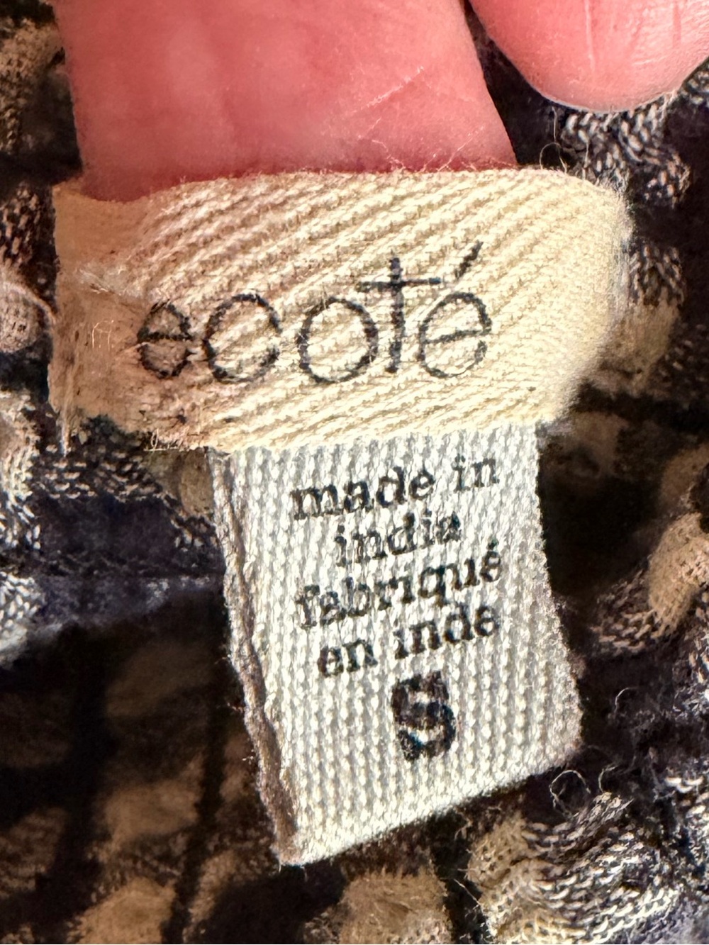 Ecote Black and White Smocked Ruffle Square-Neck Crop Top - Picture 4 of 4